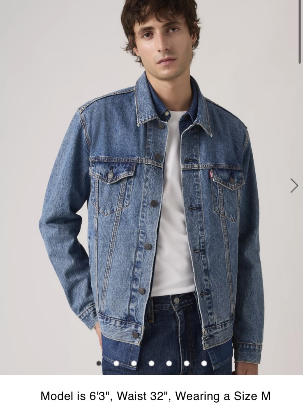 Classic Levis Blue Denim Jacket